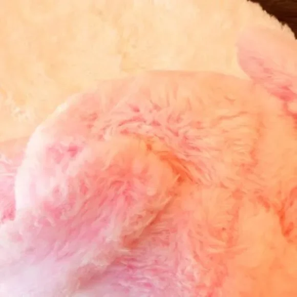 Pink Bunny Plush Adjustable Long Ears Stuffed Animal Easter Gift Cute - Picture 7 of 8